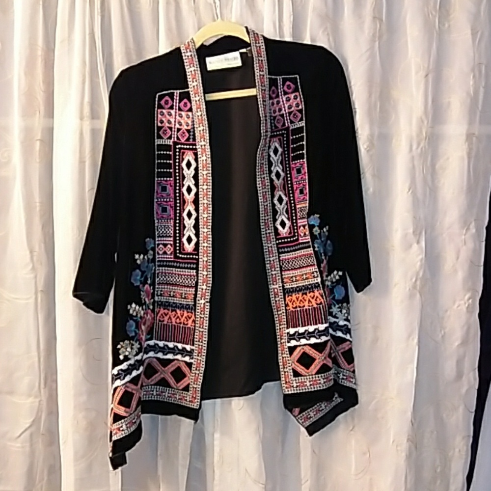 Black velvet jacket